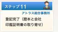 登記完了（謄本と会社印鑑証明書の取り寄せ）